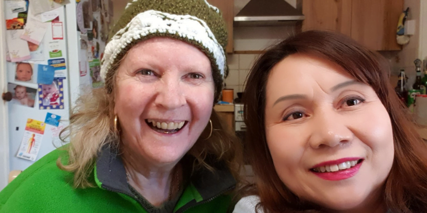 Southcare customer with home care worker